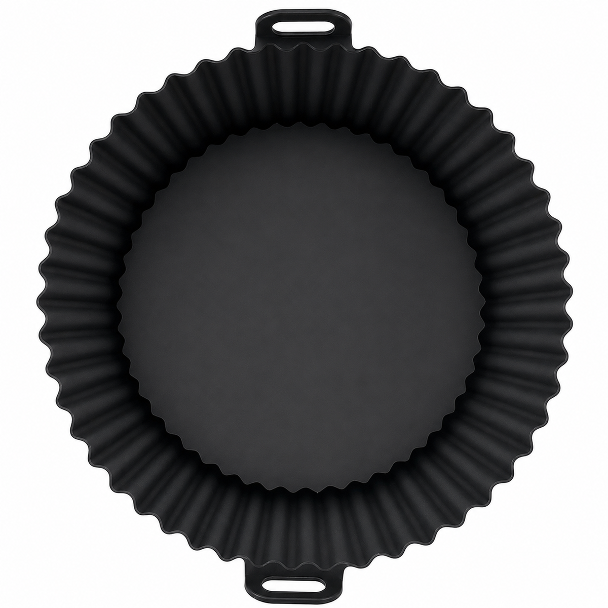 Reusable Silicone Air Fryer Liner – Round Silicone Baking Tray with Handles