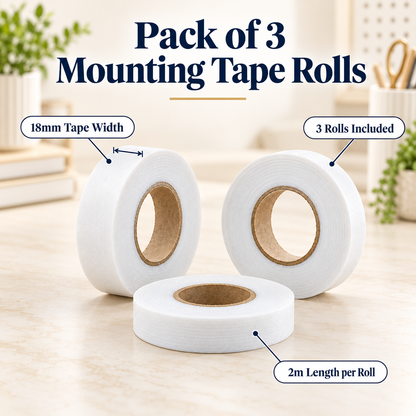 Double Sided Mounting Tape Pack of 3