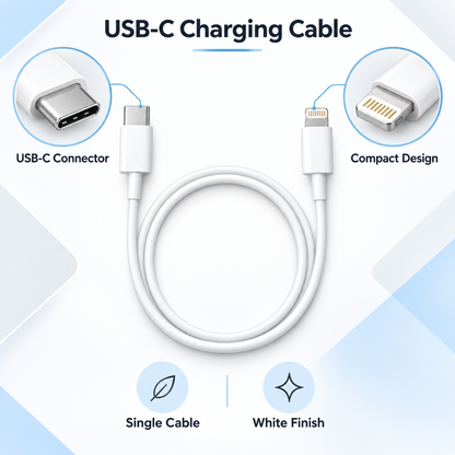 USB-C to 8-Pin Charging Cable