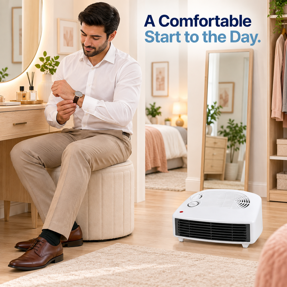Compact Fan Heater 3000W – 1 Unit