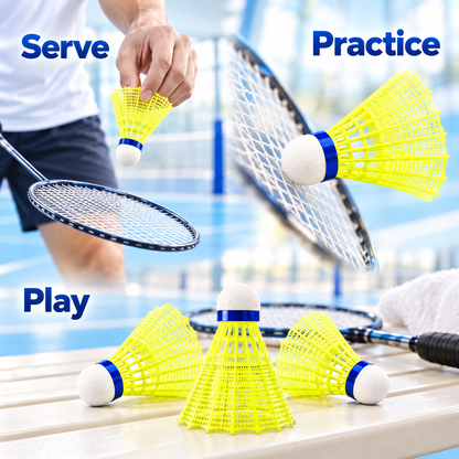 3pc Nylon Badminton Shuttlecocks