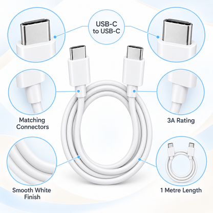 1m USB-C to USB-C Cable