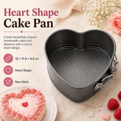 12cm Non-Stick Heart Shape Cake Pan