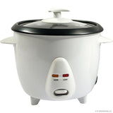 0.8L 350W Rice Cooker White Compact Cooker for Perfect Rice