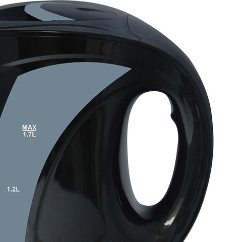1.7L Cordless Black Kettle 220-240V 1850-2200W Fast Boiling