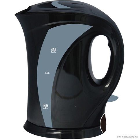 1.7L Cordless Black Kettle 220-240V 1850-2200W Fast Boiling