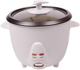 0.8L 350W Rice Cooker White Compact Cooker for Perfect Rice