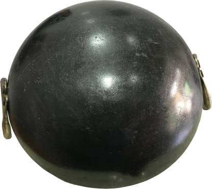 8 Inch Round Bottom Iron Kadahi with Two Handles