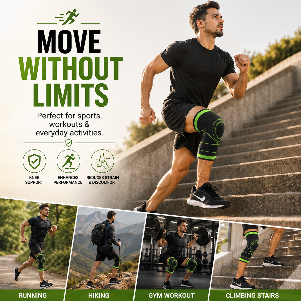 Adjustable Knee Support Brace