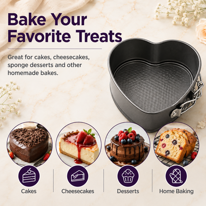 12cm Non-Stick Heart Shape Cake Pan