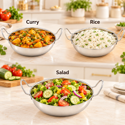 Stainless Steel Dish – 19cm / 21cm