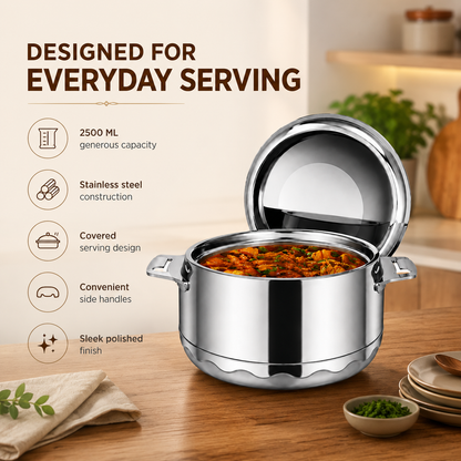 2.5L Stainless Steel Hot Pot