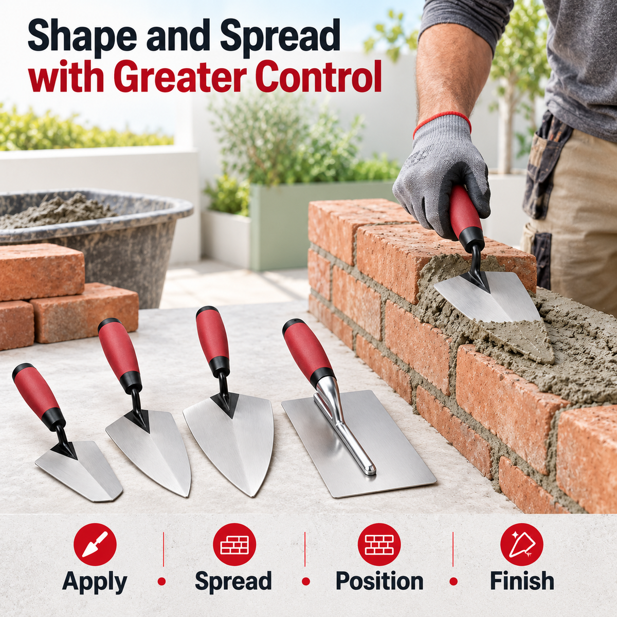 5PC Trowel Set