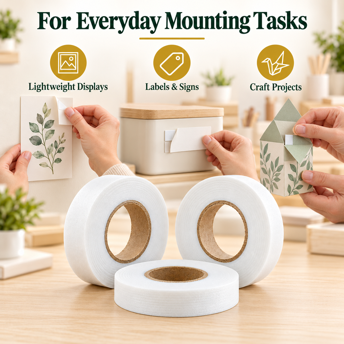 Double Sided Mounting Tape Pack of 3