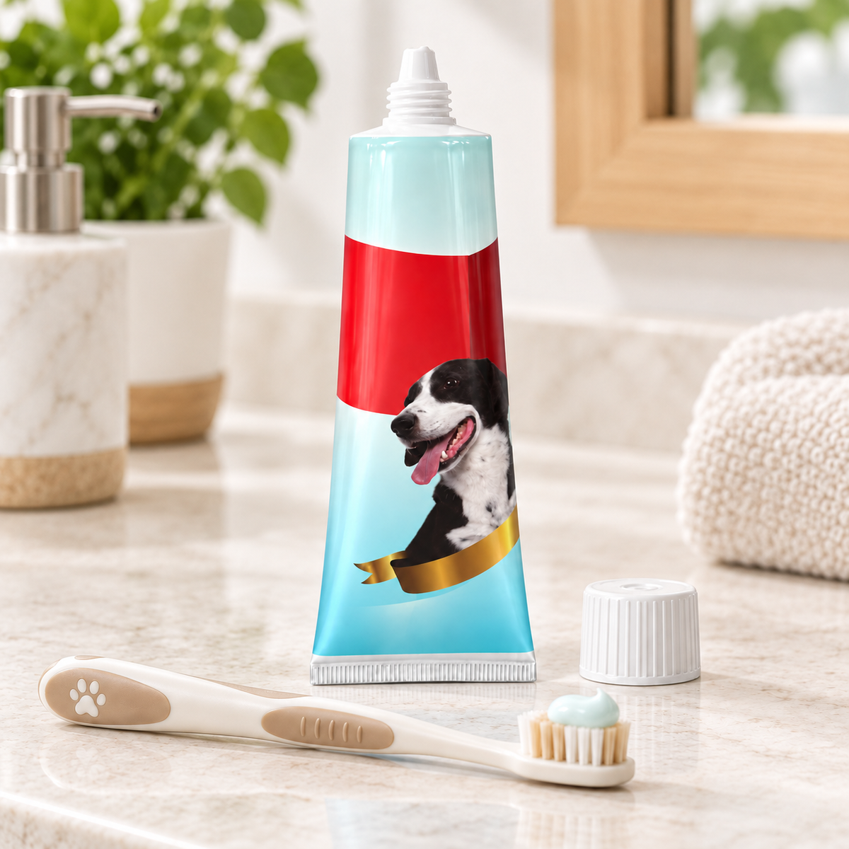 Dog Oral-Care Paste – 95g / 3.35oz Squeeze Tube