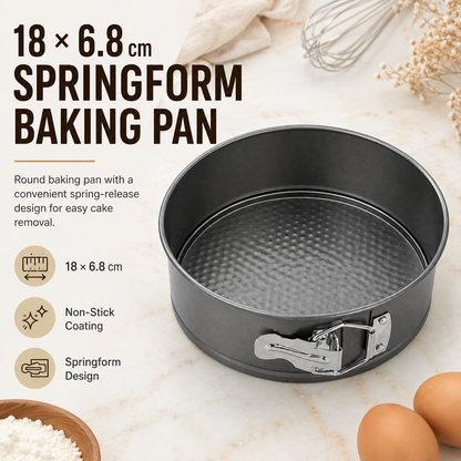 18cm Non-Stick Springform Baking Pan