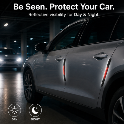 Reflective Door Guards – Car Door Edge Protectors