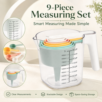 9-Piece Measuring Cup Set