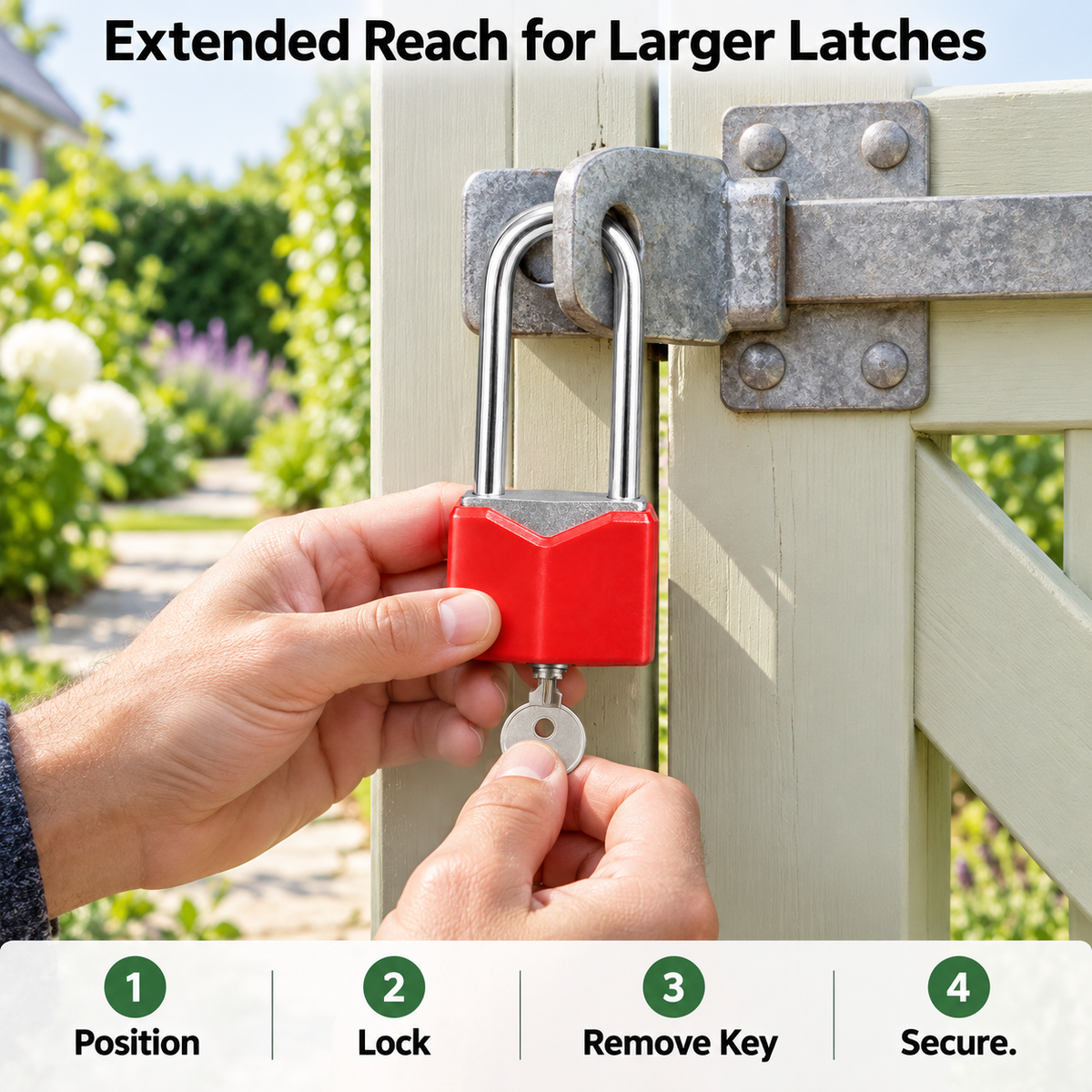 60mm Long-Shackle Security Padlock