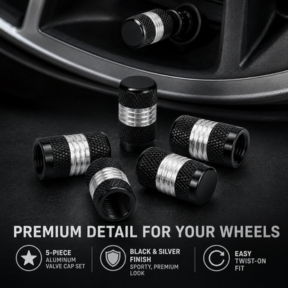 Valve Caps – 5 Piece Set
