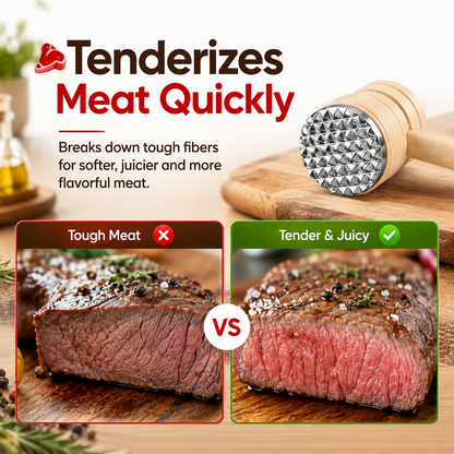 Wooden Meat Tenderizer Hammer
