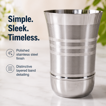 S/S Flower Glass Cup