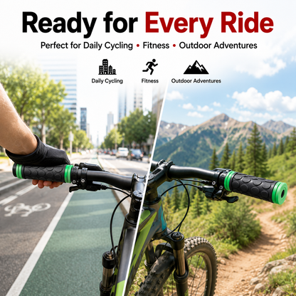 Bicycle Handle Grip Bars – Comfortable Non-Slip Bike Grips