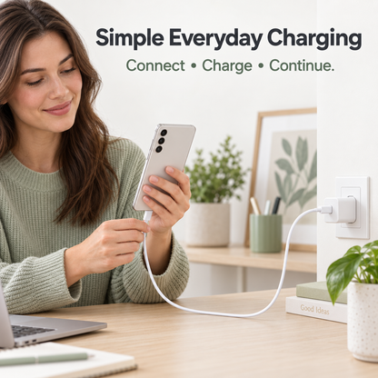 Type-C to Type-C Fast Charging Cable – Rapid Charge & Sync USB-C Cable