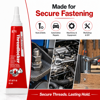 High Strength Red Threadlocker 6ml