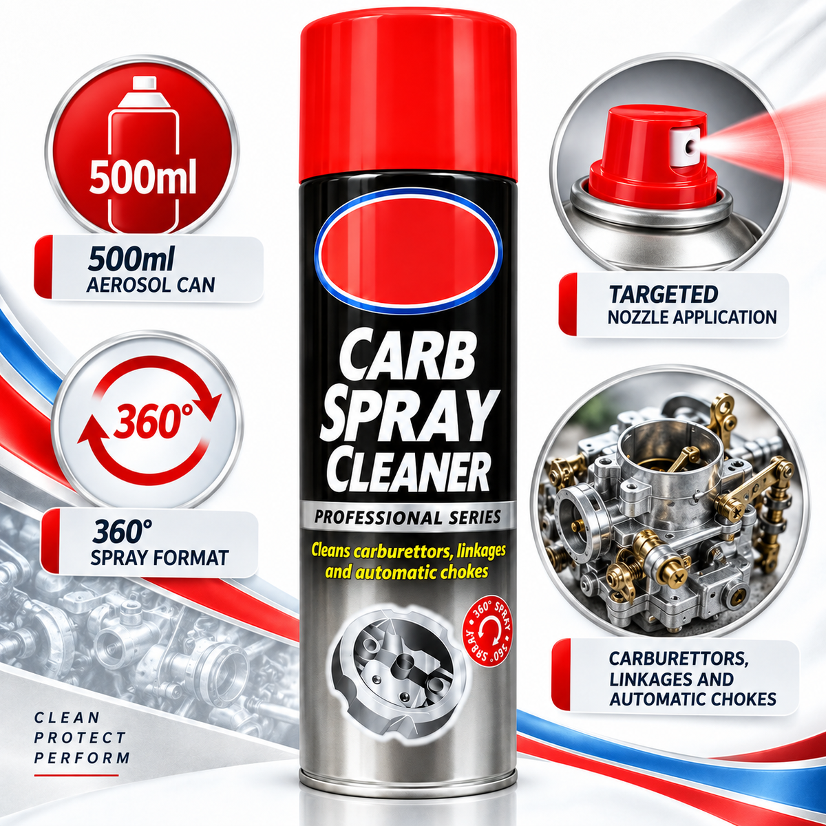 Carburettor Spray Cleaner – 1 x 500ml