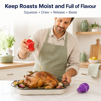 Turkey Baster 1oz/30ml – Available in Red & Purple
