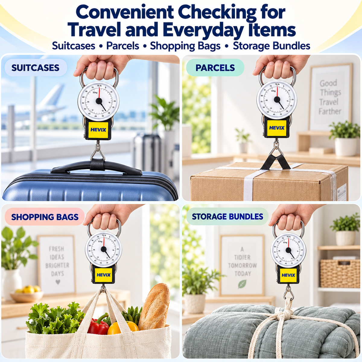 2-in-1 Luggage Scale with Tape Measure – 32kg