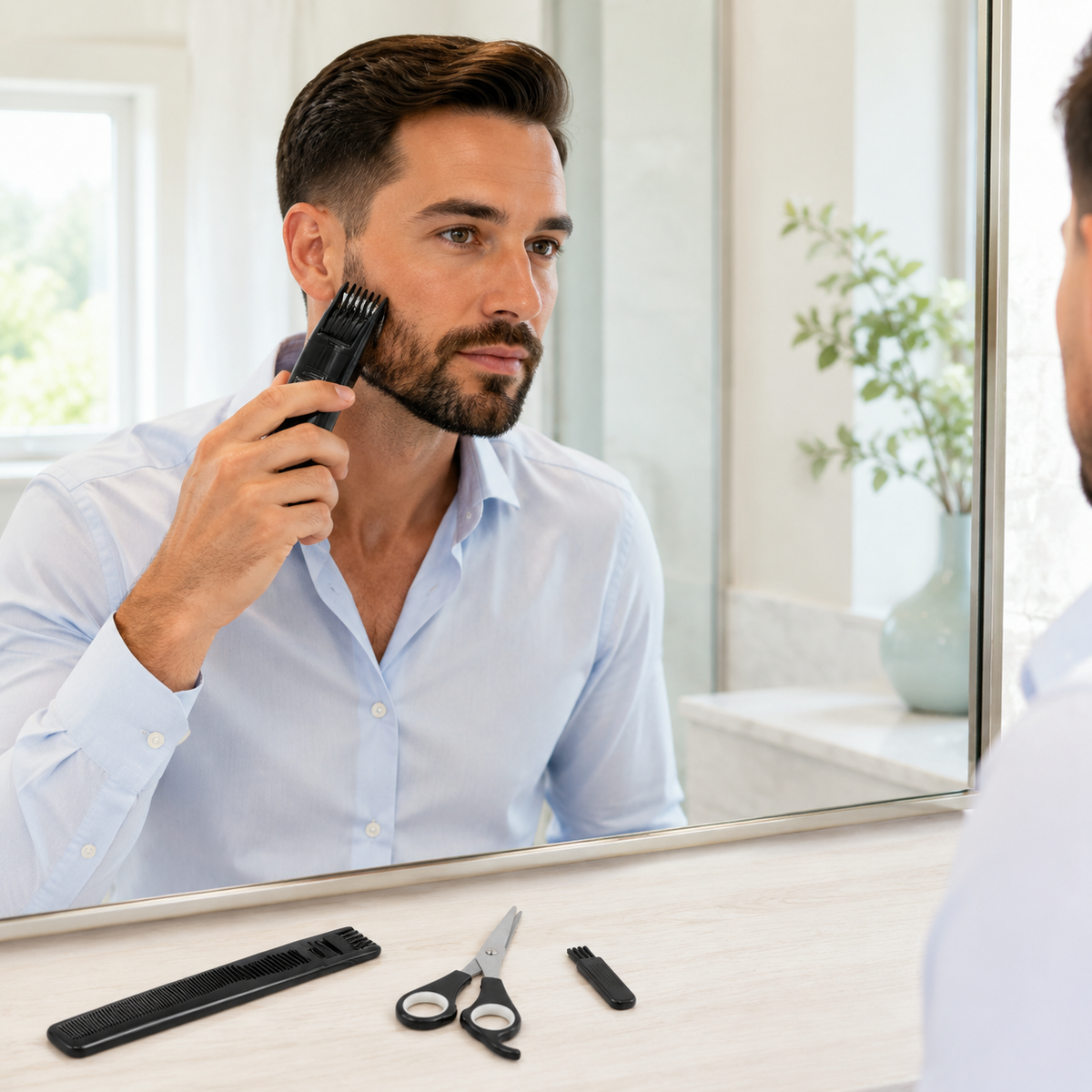 4-Piece Hair & Beard Trimmer Set