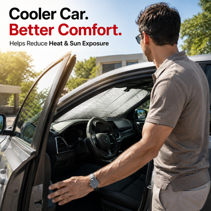 Foil Windscreen Sun Shade & Frost Protector