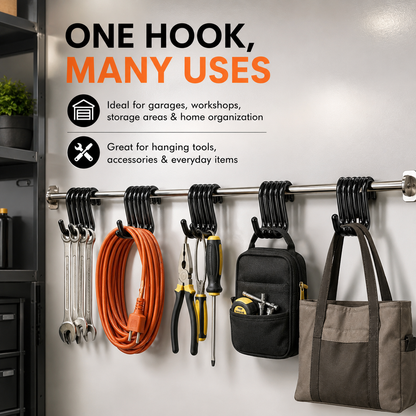 10pc Calipers Hooks – Black
