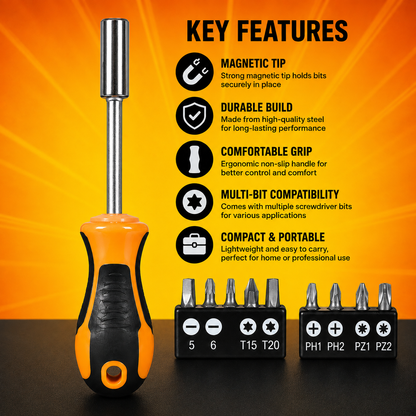8-in-1 Magnetic Screwdriver Set