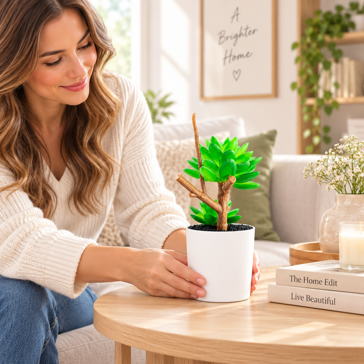 Artificial Succulent Plant in Pot