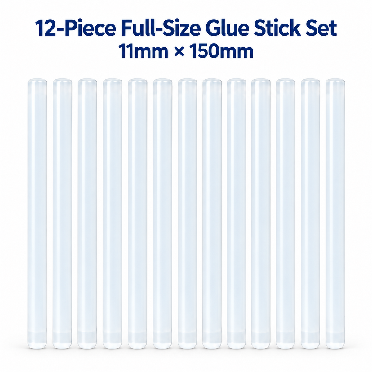 12pc Hot Glue Sticks – 11mm x 150mm Multipurpose