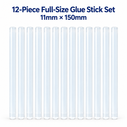 12pc Hot Glue Sticks – 11mm x 150mm Multipurpose