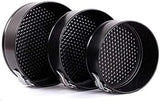 3 Piece Springform Baking Pan Set 22cm 24cm 26cm Boxed