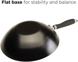 24cm Non-Stick Wok Pan with Black Bakelite Handle
