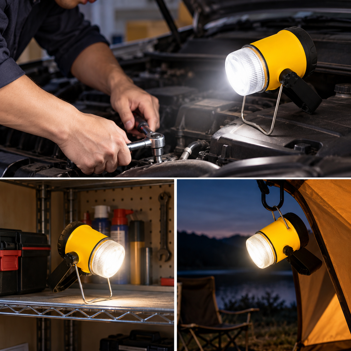 Compact Yellow Beam Lantern