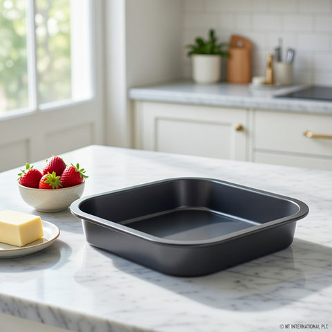 21 x 21 x 3.5cm Non-Stick Roaster for Baking & Roasting