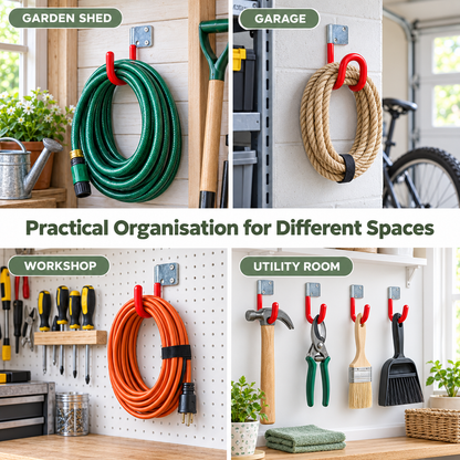 5Pc Swivel Garden Hooks Heavy Duty Wall Mount Hangers