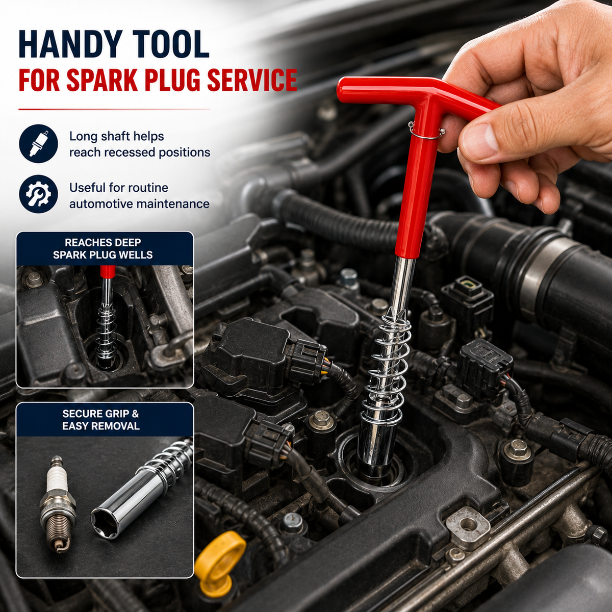 16mm T-Handle Spark Plug Wrench