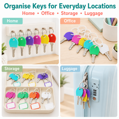 100pc Assorted Key Caps – Multicolour