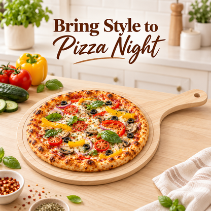 43 x 30cm Wooden Pizza Fruit Serving Board