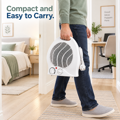 Portable Fan Heater 2000W – 1 Unit
