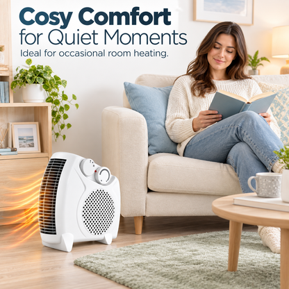 Compact Fan Heater 2000W – 1 Unit