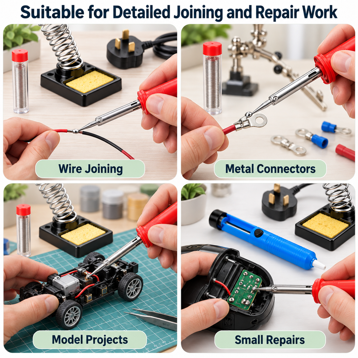 30W Soldering Iron Kit with Stand & Accessories